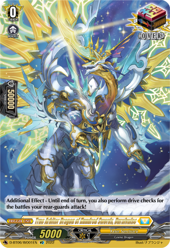 True Arbiter Dragon of Hundred Swords, Duralvalse - D-BT06/WO01 - World Original available at 401 Games Canada