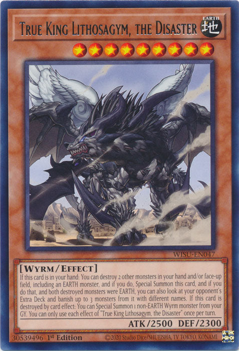 True King Lithosagym, the Disaster - WISU-EN047 - Rare - 1st Edition available at 401 Games Canada
