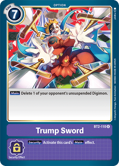 Trump Sword - BT2-110 - Rare available at 401 Games Canada