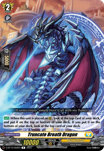 Truncate Breath Dragon - D-BT10/050 - Rare available at 401 Games Canada