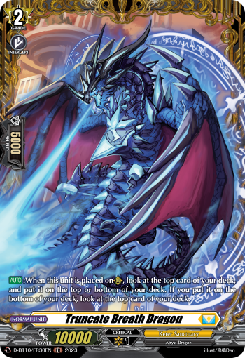 Truncate Breath Dragon - D-BT10/FR30 - Frame Rare available at 401 Games Canada