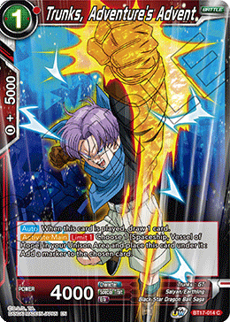 Trunks, Adventure's Advent - BT17-014 - Common available at 401 Games Canada