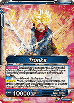 Trunks - BT10-031 - Common (FOIL) (Reprint) available at 401 Games Canada