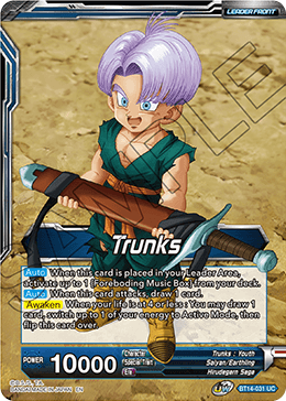 Trunks - BT14-031 - Uncommon available at 401 Games Canada