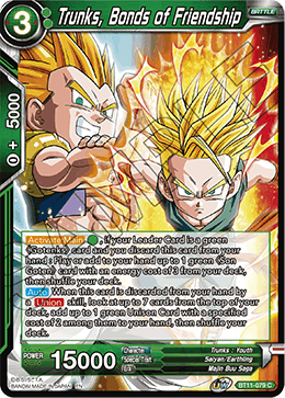 Trunks, Bonds of Friendship - BT11-079 - Common (Reprint) available at 401 Games Canada