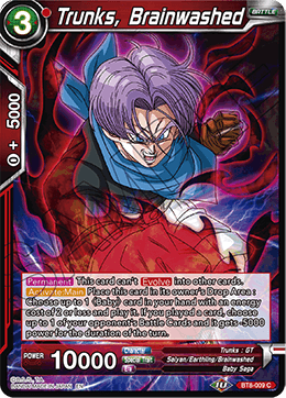 Trunks, Brainwashed - BT8-009 - Common available at 401 Games Canada