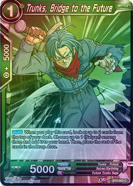 Trunks, Bridge to the Future - BT3-062 - Common (Foil) available at 401 Games Canada