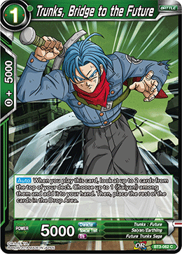 Trunks, Bridge to the Future - BT3-062 - Common available at 401 Games Canada