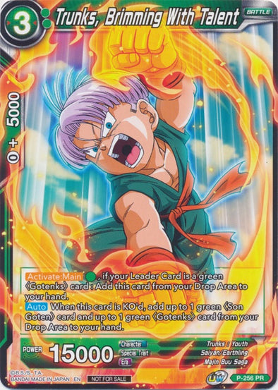 Trunks, Brimming With Talent - P-256 - Promo available at 401 Games Canada