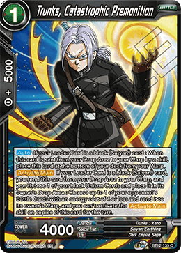 Trunks, Catastrophic Premonition - BT12-135 - Common available at 401 Games Canada