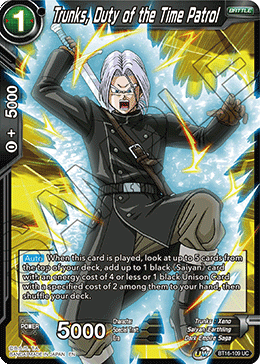 Trunks, Duty of the Time Patrol - BT16-109 - Uncommon (Foil) available at 401 Games Canada