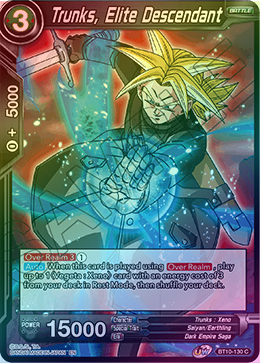 Trunks, Elite Descendant - BT10-130 - Common (FOIL) available at 401 Games Canada