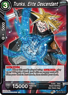 Trunks, Elite Descendant - BT10-130 - Common available at 401 Games Canada