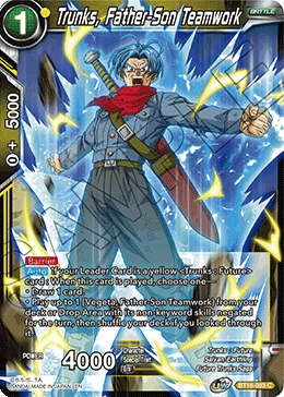 Trunks, Father-Son Teamwork - BT16-083 - Common (Foil) available at 401 Games Canada