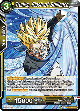 Trunks, Flash of Brilliance - BT10-108 - Common (FOIL) (Reprint) available at 401 Games Canada