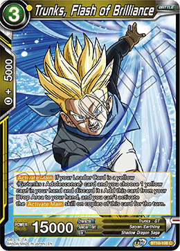 Trunks, Flash of Brilliance - BT10-108 - Common available at 401 Games Canada