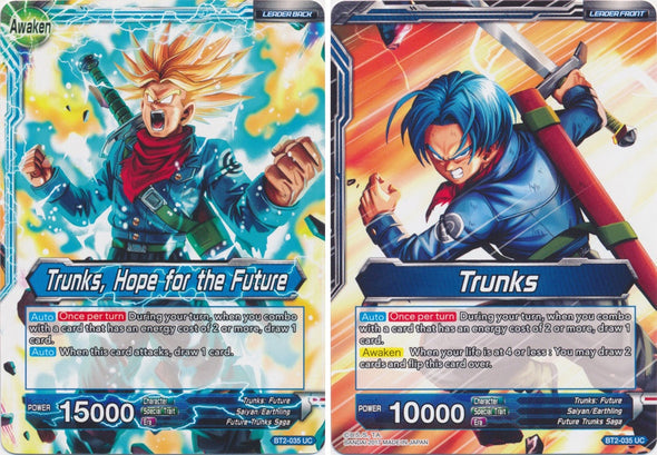 Trunks, Hope for the Future // Trunks - BT2-035 - Uncommon available at 401 Games Canada