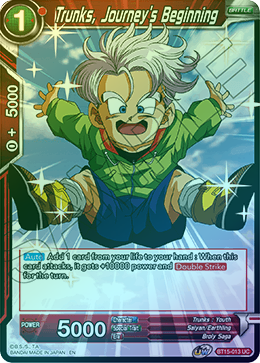 Trunks, Journey's Beginning - BT15-013 - Uncommon (FOIL) available at 401 Games Canada