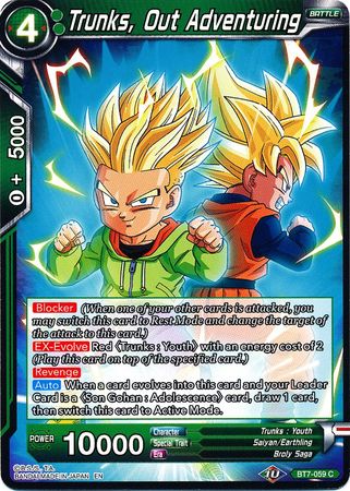 Trunks, Out Adventuring - BT7-059 - Common available at 401 Games Canada