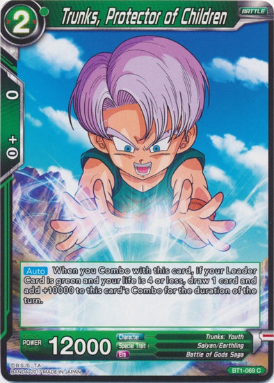 Trunks, Protector of Children - BT1-069 - Common available at 401 Games Canada