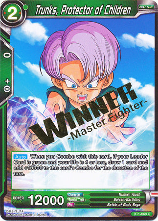 Trunks, Protector of Children (Winner) - BT1-069 - Common available at 401 Games Canada