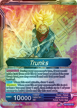 Trunks // SS2 Trunks, Envoy of Justice - BT10-031 - Common (FOIL) available at 401 Games Canada