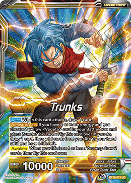 Trunks // SSB Vegeta & SS Trunks, Father-Son Onslaught - BT16-071 - Uncommon (Foil) available at 401 Games Canada