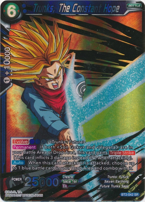 Trunks, The Constant Hope - BT2-042 - Super Rare available at 401 Games Canada