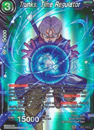 Trunks, Time Regulator - BT7-103 - Common (Reprint) (Foil) available at 401 Games Canada