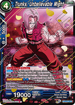 Trunks, Unbelievable Might - BT13-042 - Super Rare available at 401 Games Canada