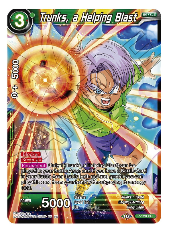 Trunks, a Helping Blast - P-128 - Common (Reprint) available at 401 Games Canada