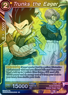 Trunks the Eager - BT10-109 - Uncommon (FOIL) available at 401 Games Canada