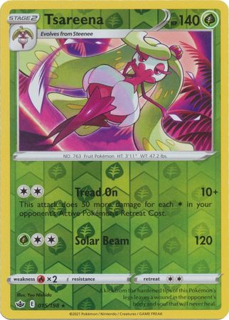 Tsareena - 015/198 - Rare - Reverse Holo available at 401 Games Canada