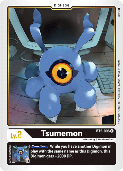 Tsumemon - BT2-006 - Rare available at 401 Games Canada