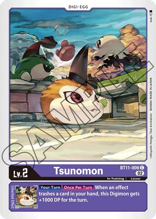 Tsunomon - BT11-006 - Common available at 401 Games Canada