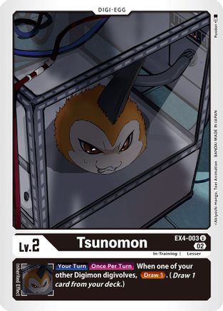 Tsunomon - EX4-003 - Uncommon available at 401 Games Canada