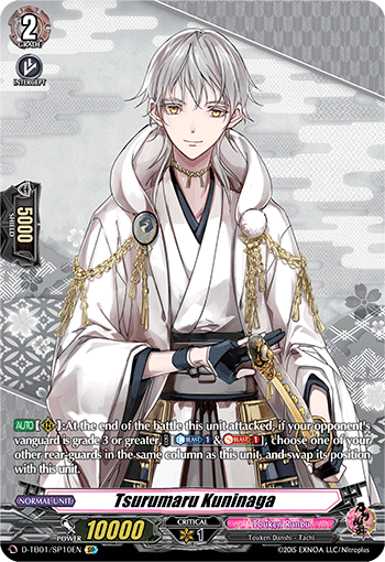 Tsurumaru Kuninaga - D-TB01/SP10 - SP available at 401 Games Canada