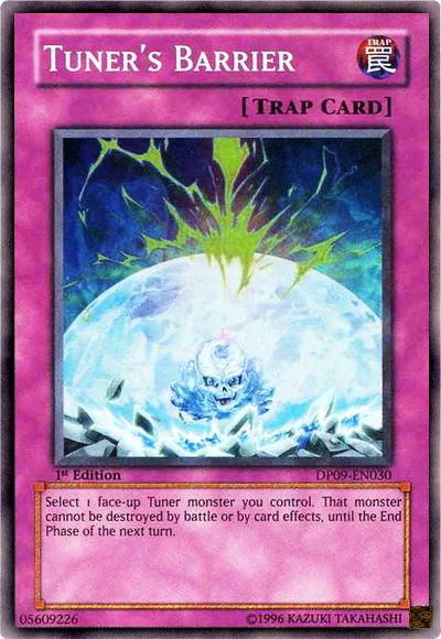 Tuner's Barrier - DP09-EN030 - Super Rare - 1st Edition available at 401 Games Canada