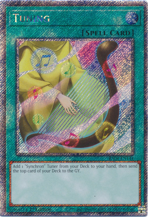 Tuning (Platinum Secret Rare) - RA04-EN144 - Platinum Secret Rare - 1st Edition