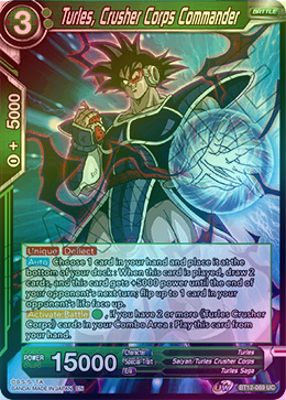 Turles, Crusher Corps Commander - BT12-069 - Uncommon (FOIL) available at 401 Games Canada