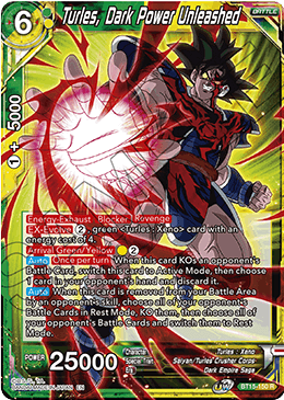 Turles, Dark Power Unleashed - BT15-150 - Rare available at 401 Games Canada