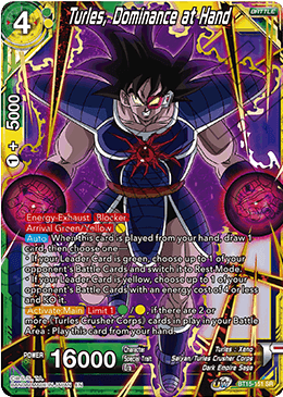 Turles, Dominance at Hand - BT15-151 - Super Rare available at 401 Games Canada