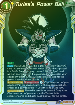 Turles's Power Ball - BT15-118 - Common (FOIL) available at 401 Games Canada