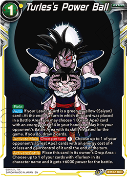 Turles's Power Ball - BT15-118 - Common available at 401 Games Canada