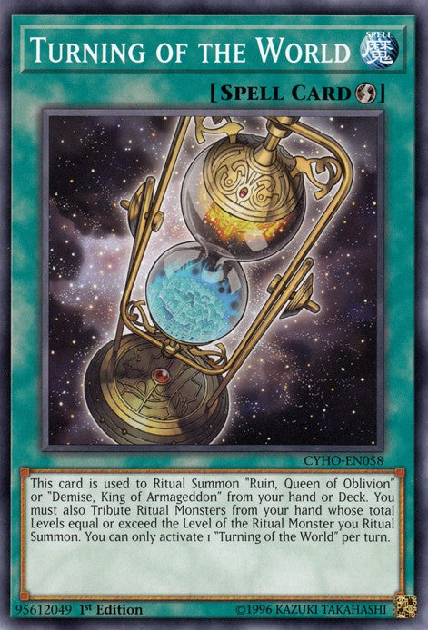 Turning of the World - CYHO-EN058 - Common - 1st Edition available at 401 Games Canada