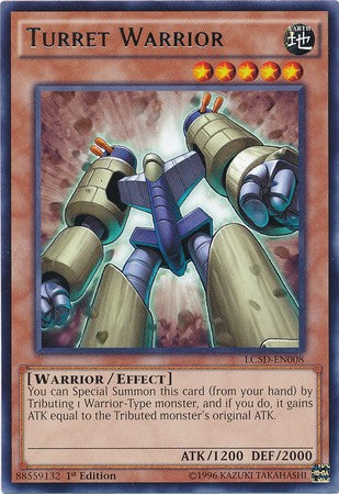 Turret Warrior - LC5D-EN008 - Rare - 1st Edition available at 401 Games Canada