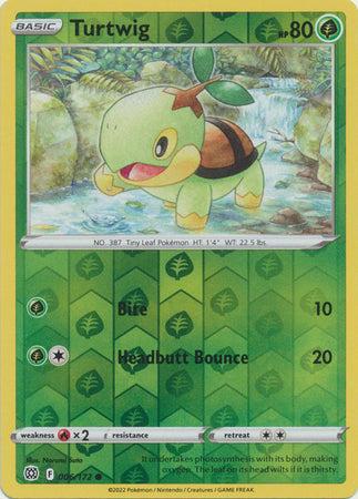 Turtwig - 006/172 - Common - Reverse Holo available at 401 Games Canada