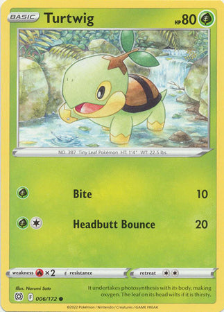 Turtwig - 006/172 - Common available at 401 Games Canada