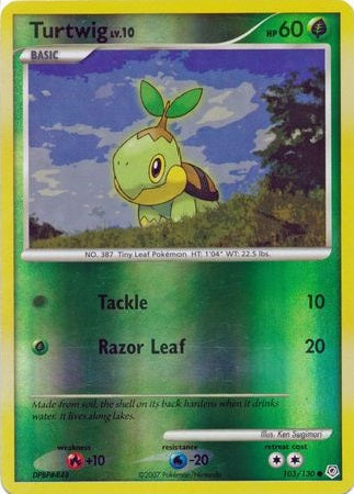 Turtwig - 103/130 - Common - Reverse Holo available at 401 Games Canada