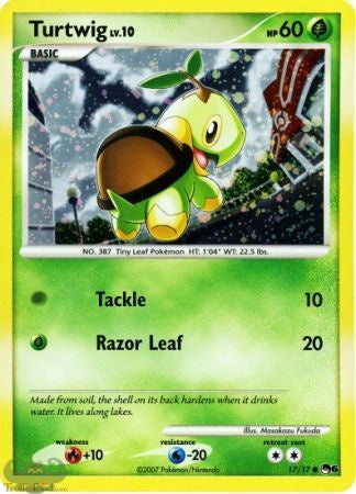 Turtwig - 17/17 - Holo available at 401 Games Canada